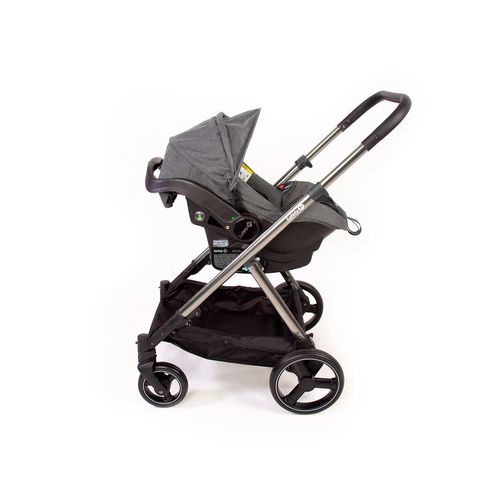 Carrinho Bébé recem nascido Duo Adventure Zy Safe Grey/Bege Samora