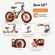 Bicicleta-Infantil-Aro-14-First-Pro-Masculina-Nathor-Preto-e-Laranja-6-28-60-05-115-2